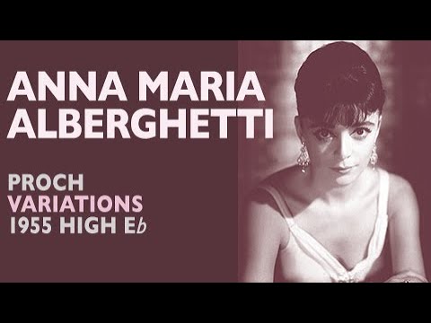 Anna Maria Alberghetti dances through tricky coloratura variations