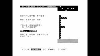 Similes Countdown (longplay) for the ZX81