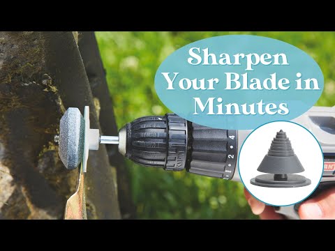 How To Sharpen Your Lawn Mower Blade The EASY Way.