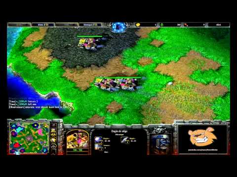 [HD.WC3#223] Hmns7ar vs sEksi vs WaN vs Life - HvRvUvU - FFA - Warcraft 3 Replay [FR]