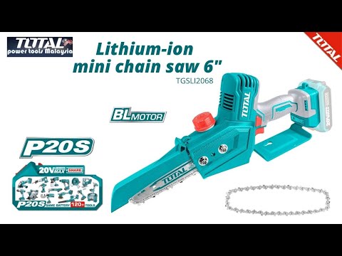 Features & Uses of Total Chainsaw Cordless Lithium-Ion 6" Mini