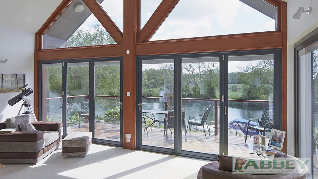 Energy-Saving Aluminium Bi-Fold Doors by Abbey Windows, Reading. video