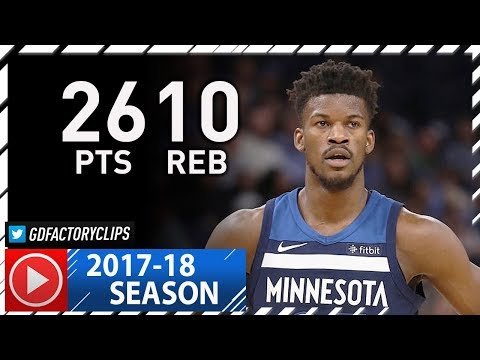Jimmy Butler Full Highlights vs Pistons (2017.11.19) - 26 Pts, 10 Reb, 5 Stls