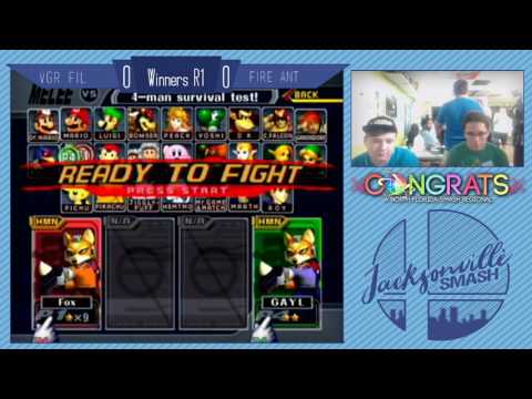 Jax Smash Weekly 3/2 - VGR Fil(Fox) Vs Fire Ant(Fox) - Melee Winners R1