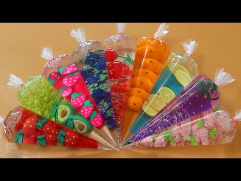 Making Slime with Piping Bags! Most Satisfying Slime Video★ASMR★#ASMR #PipingBags