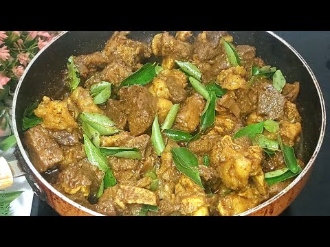 Spicy Beef Fry Recipe|Bangalore Style Beef Fry|Crispy & Spicy Beef Fry @flavoursofbushrakitchen