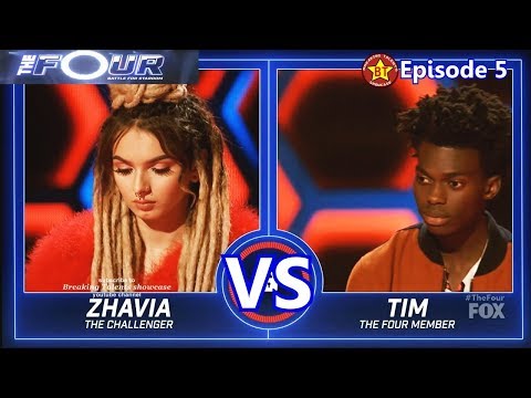 Zhavia vs Tim Johnson Jr performance with Results &Comments The Four S01E05 Ep 5