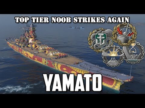 Finndamage's WoWs - Noob scores Yamato Kraken and other medals