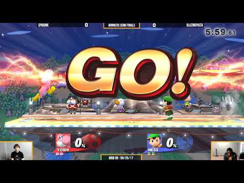 WBB #98 | BlazingPasta (Ness) vs Spirunk (Yoshi) - Winners Semi Finals - Smash 4 Singles