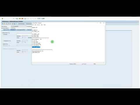 SAP ABAP Datenbank Tabelle anlegen Video 2 von 3 :Datenelement anlegen SE11