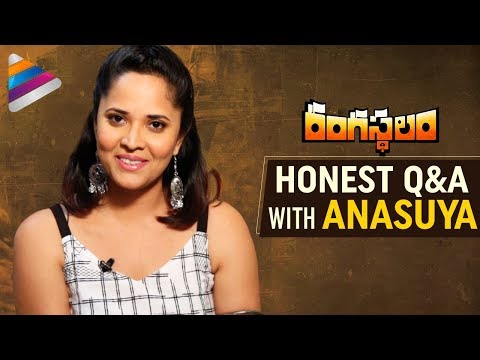 Anasuya Honest Q&A | Rangasthalam Telugu Movie | Ram Charan | Samantha | Pooja Hegde | Sukumar | DSP Video