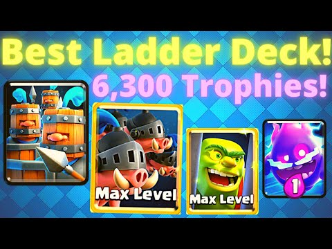 BEST LADDER DECK for Clash Royale Season 27! - Ladder Pushing with Royal Hogs Royal Recruits Deck