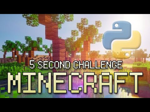 Coding Minecraft In 5 Seconds - Python/ OpenGL Programming Challenge