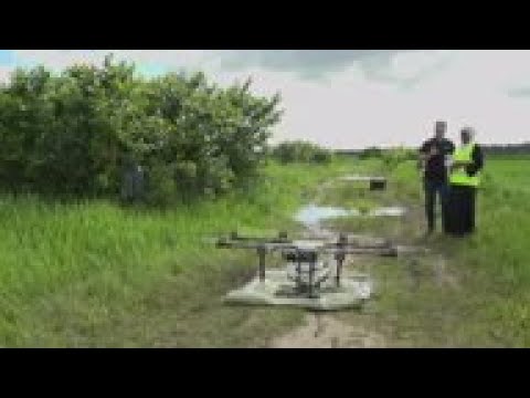 Rice paddy farmers bring in drones to tackle malaria