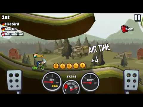 Hill Climb Racing 2 - Scooter Racing in Dark Roads
