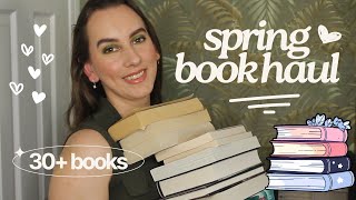 Huge Spring Book Haul 💐Over 30 NEW books!