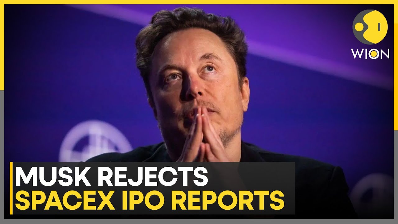 Elon Musk Denies Key Claim in SpaceX IPO Reports | WION