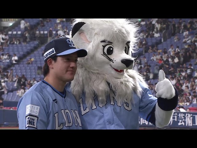 ライオンズ・與座海人投手ヒーローインタビュー 8月16日 オリックス・バファローズ 対 埼玉西武ライオンズ