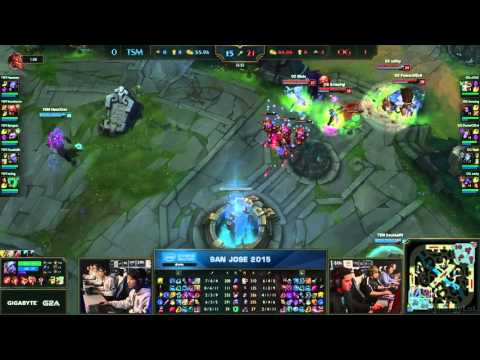 TSM Doublelift gets Wombo Combo'ed by Origen - League of Legends