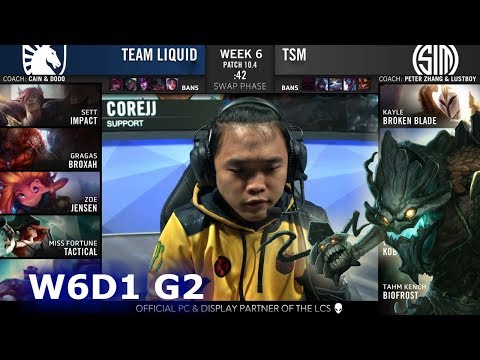 Team Liquid vs TSM | Week 6 Day 1 S10 LCS Spring 2020 | TSM vs TL W6D1