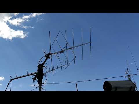 Quick QSOs via SO-50, using IC-9700 and X-Quad antennas