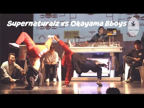 Supernaturalz and Konatsu vs Okayama Bboys. RAWD2 top 8.