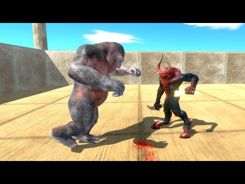 Goro The Giant Team Vs Infernals Faction - Animal Revolt Battle Simulator