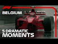 Top 5 Dramatic Moments | Belgian Grand Prix