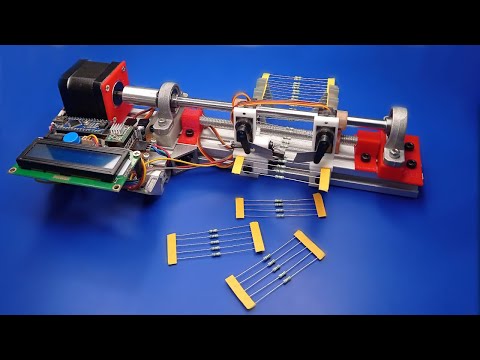 DIY Resistor Reel Cutting Machine using Arduino