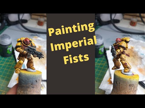 Imperial Fists - How to Airbrush