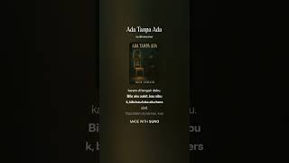 Download lagu Ada Tanpa Ada - Nick Zuhair mp3 Download lagu Ada Tanpa Ada - Nick Zuhair mp3