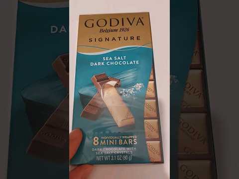 [邊食邊拍]食Godiva Sea Salt Dark Chocolate補充血糖！