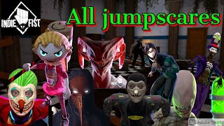 All IndieFist games jumpscares(Erich Sann Smiling 