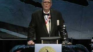 Living Legends of Aviation, Dr Forest Bird accepting Freedom of Flight Award 