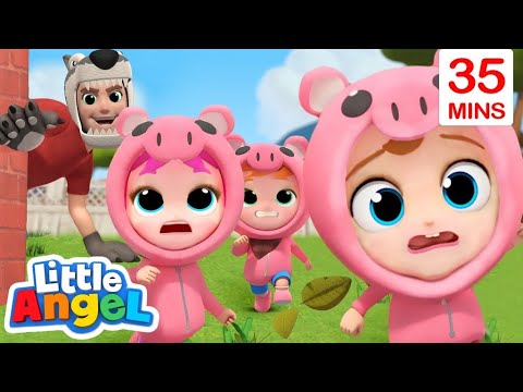 Three Little Pigs + More Little Angel Kids Songs & Nursery Rhymes