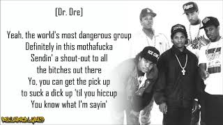 N.W.A. - Alwayz into Somethin&#39; (Lyrics)
