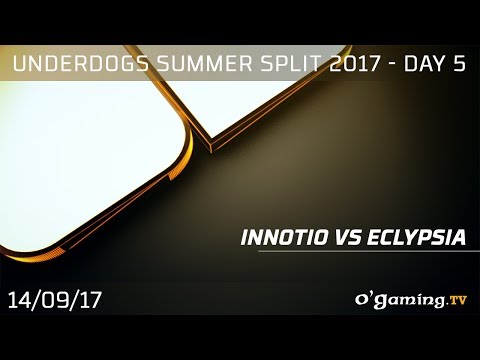 Innotio vs Eclypsia - Underdogs Summer Split 2017 - Day 5 - League of Legends