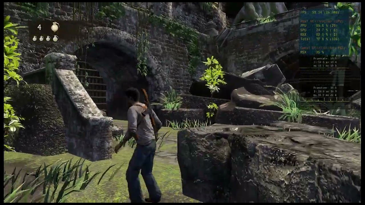 RPCS3 v0.0.40-19218-2d6ca912 Alpha | master Uncharted: Drake's Fortune™ [BCES00065] GAMEPLAY