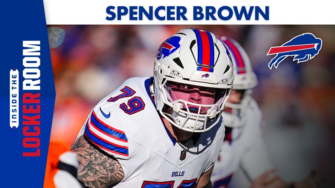 Spencer Brown Discusses The Playoff Loss To The Denver Broncos | Buffalo Bills