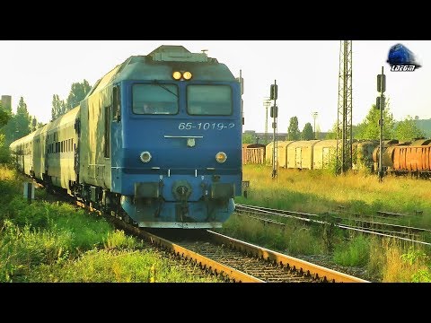 GM 65-1019-2 & IR1932"Bihor" Oradea-Mangalia pe Apus/on Sunset in Oradea Est Triaj - 15 August 2017