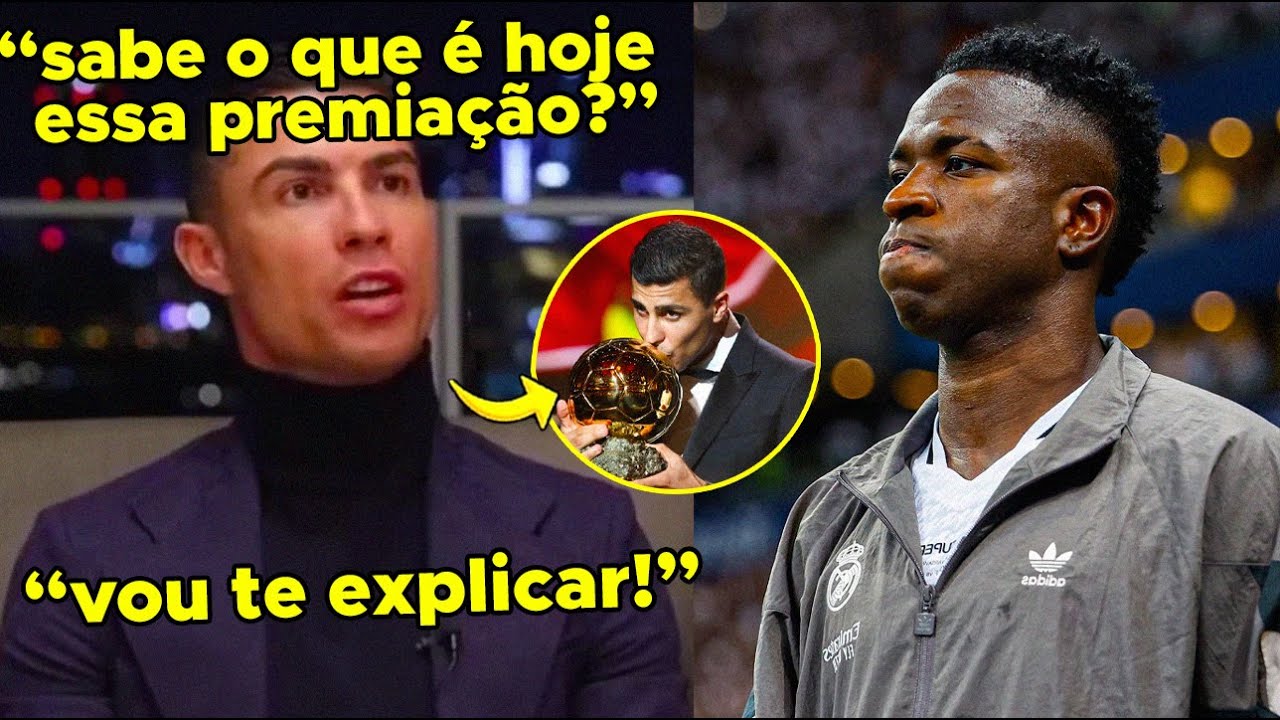 🚨CRISTIANO FAZ ANÁLISE IMPRESSIONANTE DO PRÊMIO DE MELHOR DO MUNDO! VINI JR PERDE A BOLA DE OURO!
