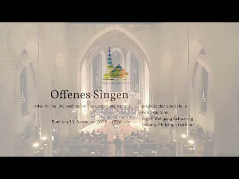 Offenes Singen zum 1. Advent
