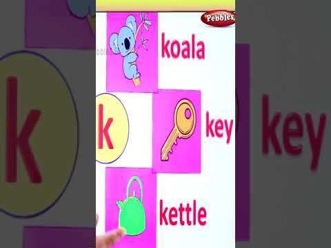 Consonants "Letter K" | Easy Phonetics | English Phonics Learning Video