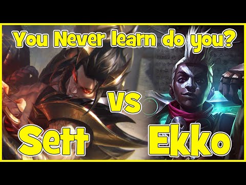 Sett vs Ekko (MATHEMATICALLY CORRECT SETT BUILD)