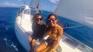 Sailing Nandji - Ep 21, Crossing the Notorious Wide Bay Bar and the Sandy Straits!