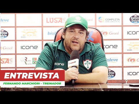 Entrevista com o treinador Fernando Marchiori - PORTUGUESA 2 x 0 JUVENTUS - 26/08/2020 || LUSA TV