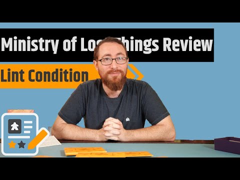 Ministry of Lost Things: Lint Condition Review - Now Here Did I Put That...