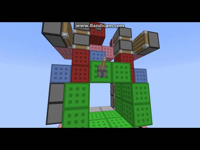 2x2 Multicolour Door Minecraft Map
