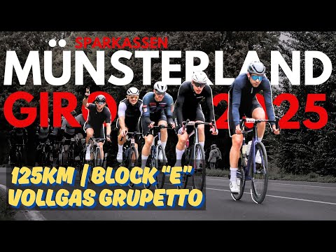Giro Münsterland 2025 | 125km | Gruppe E Power Grupetto | Aufholjagd auf Gruppe A