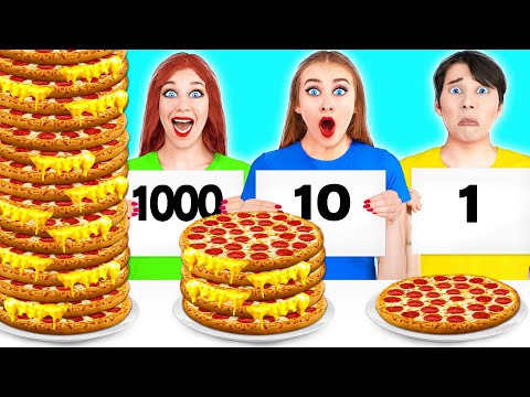 100 NAHRUNG SCHICHTEN CHALLENGE #4 von Multi DO Challenge